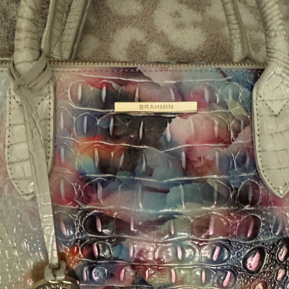 Brahmin Prism Ombre Croc-Embossed Women's Bag - Picture 2 of 13